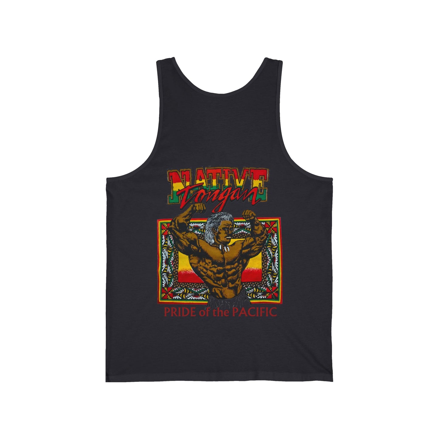 Local Strength Native Tongan Pride of the Pacific Vintage Designs 90s New Print Unisex Jersey Tank