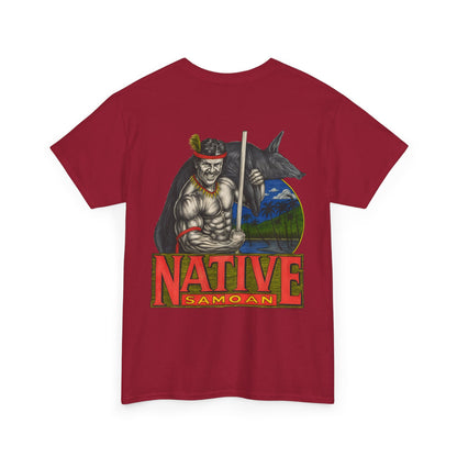 Samoan Strength Native Samoan Vintage 90s Design New Print Unisex Heavy Cotton Tee