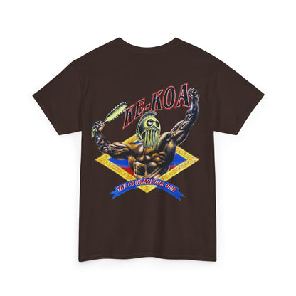 Hawaiian Strength The Courageous One Ke-Koa Vintage Design 90s New Print T-shirt Unisex Heavy Cotton Tee