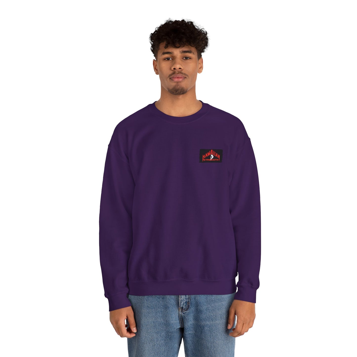 Hawaiian Strength Pahoa Hawaiian Dagger Vintage 90s Design New Unisex Heavy Blend™ Crewneck Sweatshirt