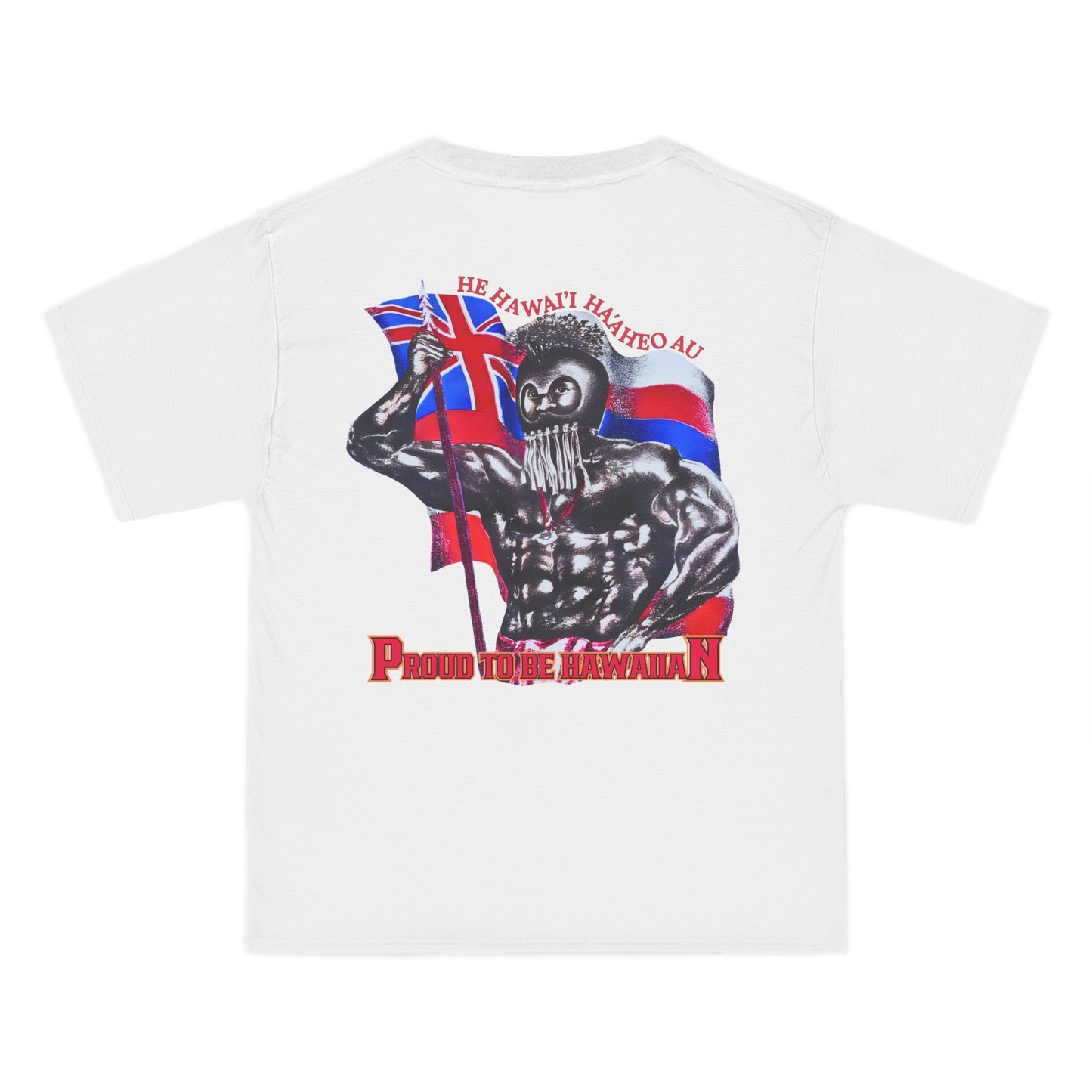 Hawaiian Strength Proud To Be Hawaiian He Hawai'i Ha'aheo Au Vintage Design 90s New Print Beefy-T®  Short-Sleeve T-Shirt