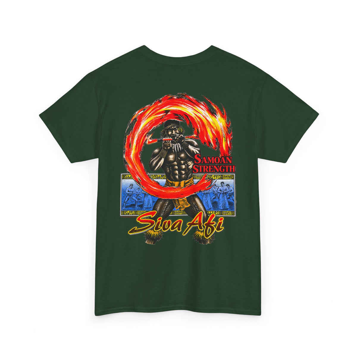 Samoan Strength Siva Afi Unisex Heavy Cotton Tee