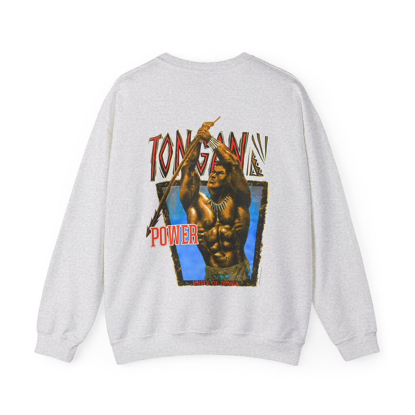 Local Strength Tongan Power Unity Of Tonga Vintage Design 90s New Print Unisex Heavy Blend™ Crewneck Sweatshirt