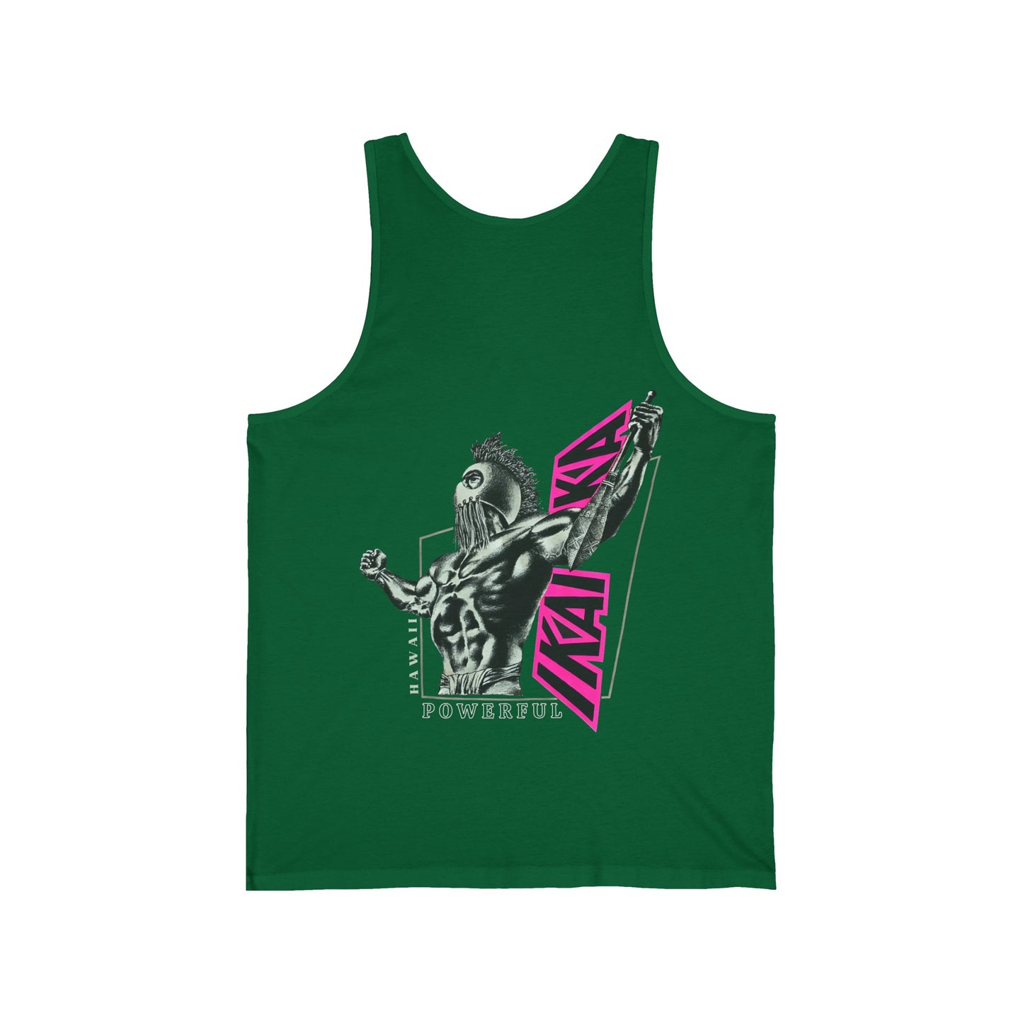 Hawaiian Strength Powerful Hawaii Ikaika Vintage Design 90s New Print Unisex Jersey Tank