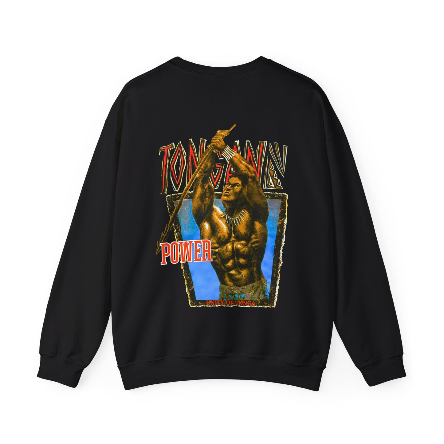 Local Strength Tongan Power Unity Of Tonga Vintage Design 90s New Print Unisex Heavy Blend™ Crewneck Sweatshirt