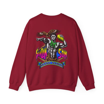 Samoan Strength Samoan Son Manu Samoa Unisex Heavy Blend™ Crewneck Sweatshirt