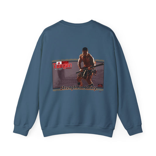 Local Strength Tongan Strength Malohi Stregnth in Unity Unisex Heavy Blend™ Crewneck Sweatshirt