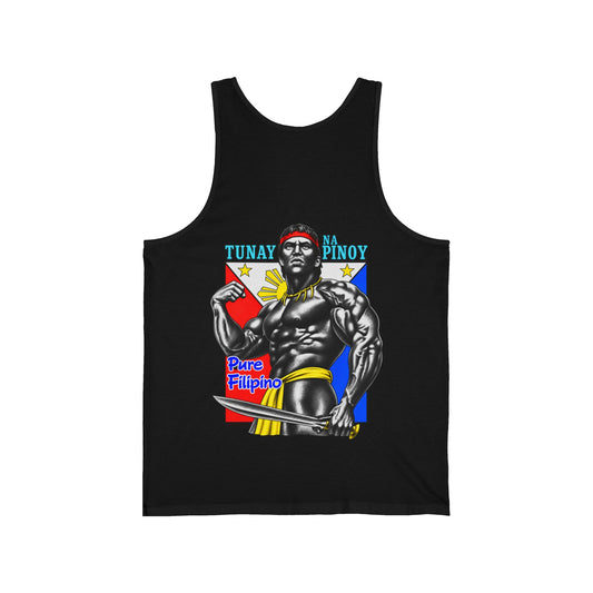 Filipino Strength Tunay na Pinoy Pure Filipino Unisex Jersey Tank
