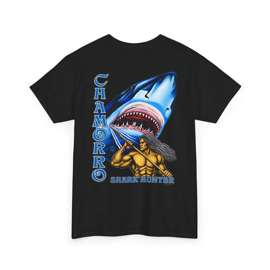 Chamorro Warrior Guam Chamorro Shark Hunter Unisex Heavy Cotton Tee