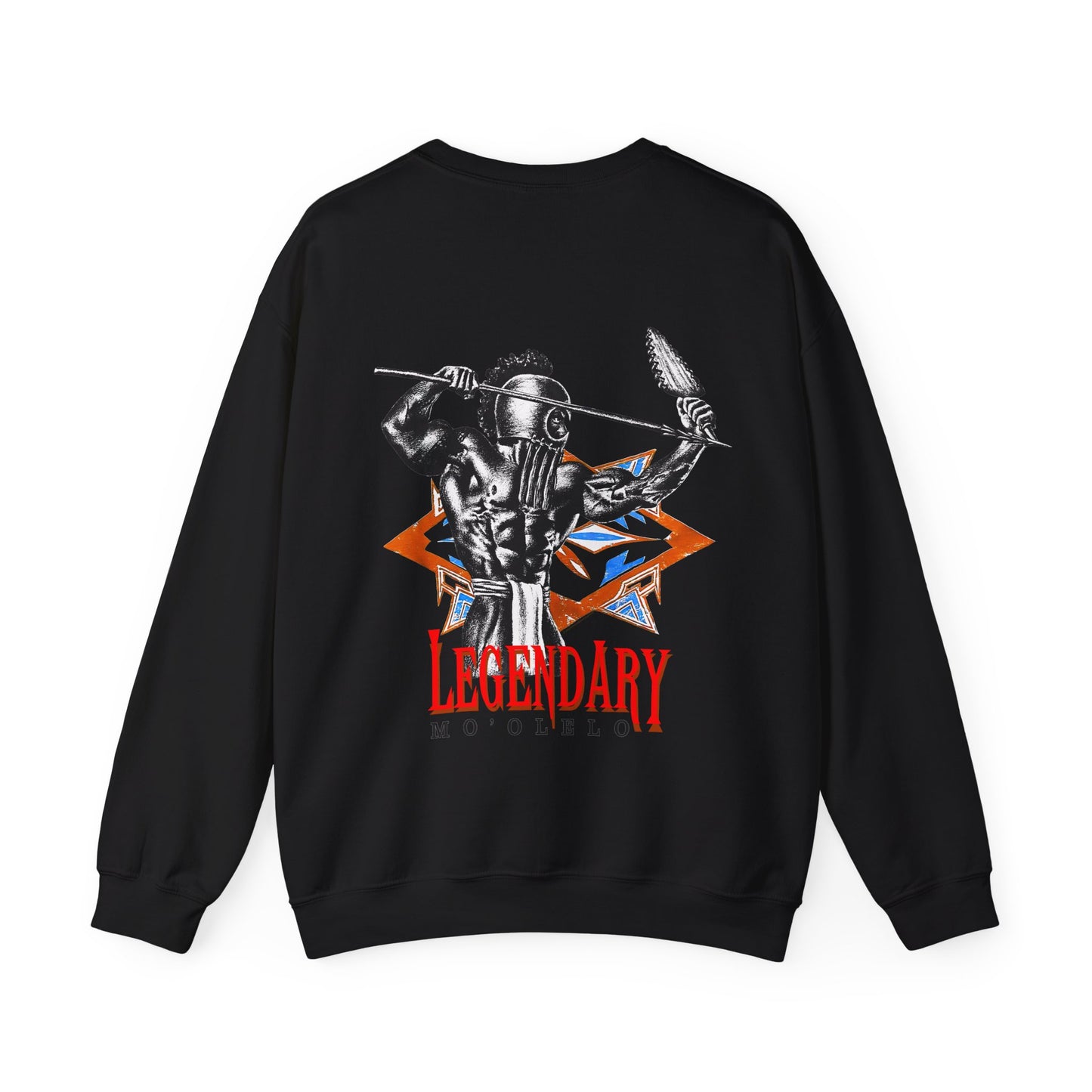 Hawaiian Strength Legendary Mo'olelo Vintage 90s Design New Print Unisex Heavy Blend™ Crewneck Sweatshirt