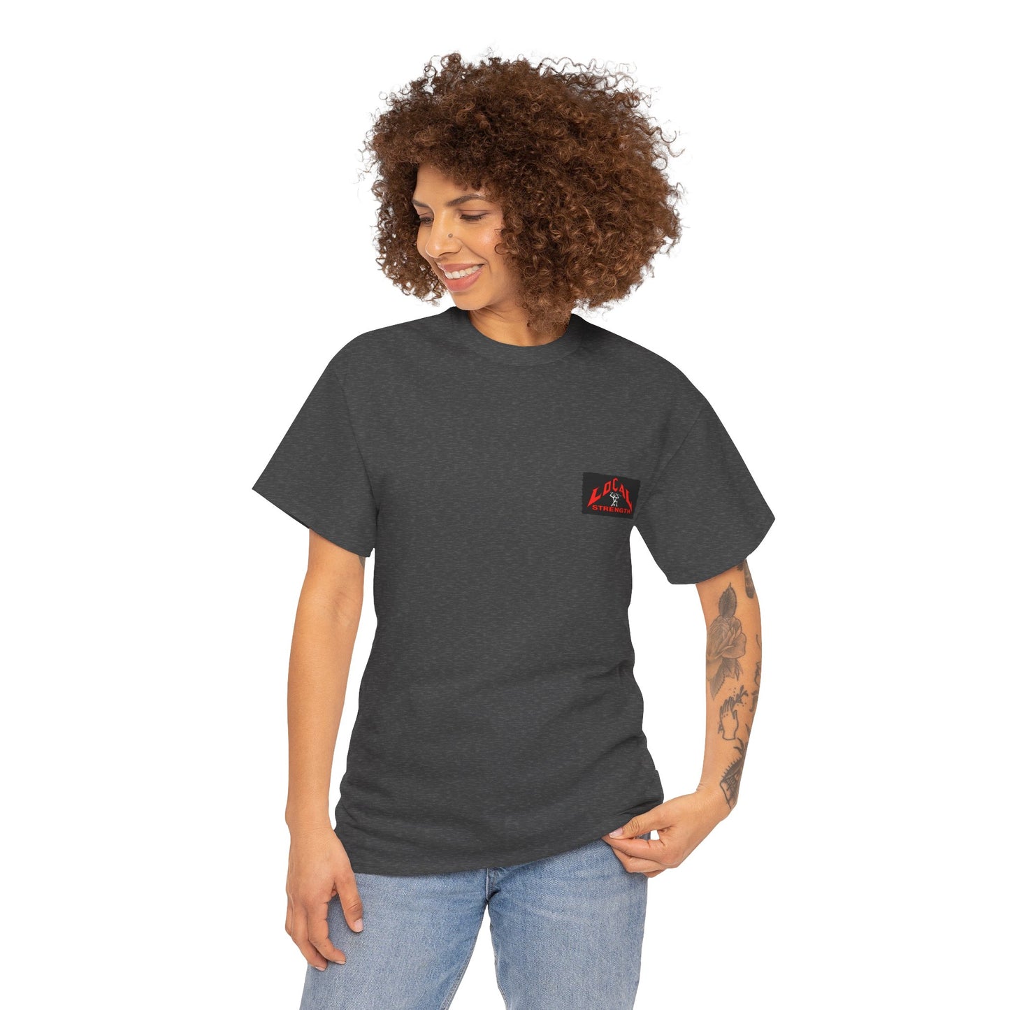 Tongan Strength Tongan Girl Ta'ahine Vintage Design 90s New Print Unisex Heavy Cotton Tee