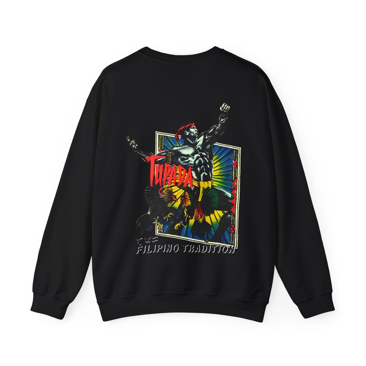 Filipino Strength Tupada Filipino Tradition Vintage Design 90s New Print Unisex Heavy Blend™ Crewneck Sweatshirt