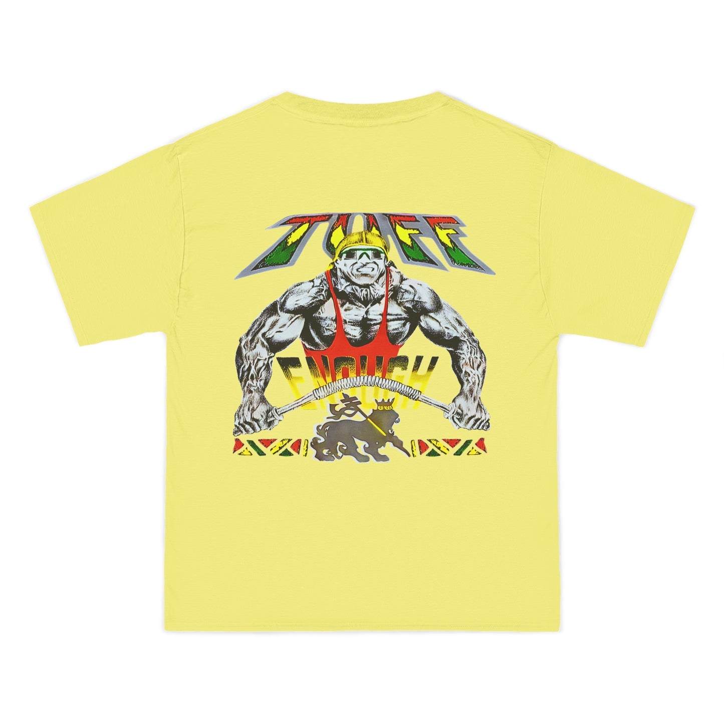 Jawaiian Strength Tuff Enough Vintage Design 90s New Print Beefy-T®  Short-Sleeve T-Shirt