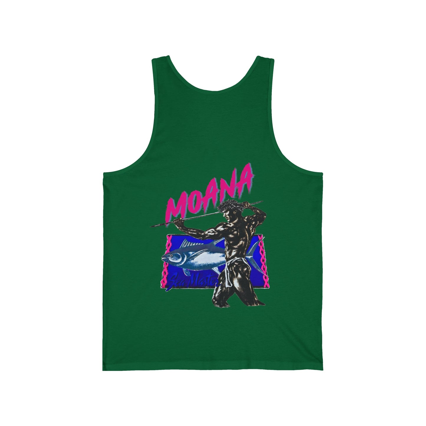 Hawaiian Strength Moana Sea Master Vintage Design 90s New Print Unisex Jersey Tank