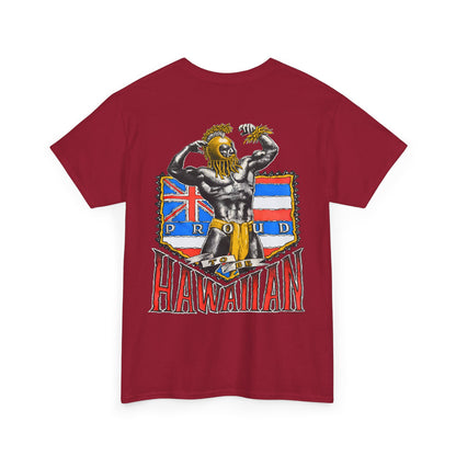 Hawaiian Strength Proud To Be Hawaiian Vintage Design 90s New Print Unisex Heavy Cotton Tee