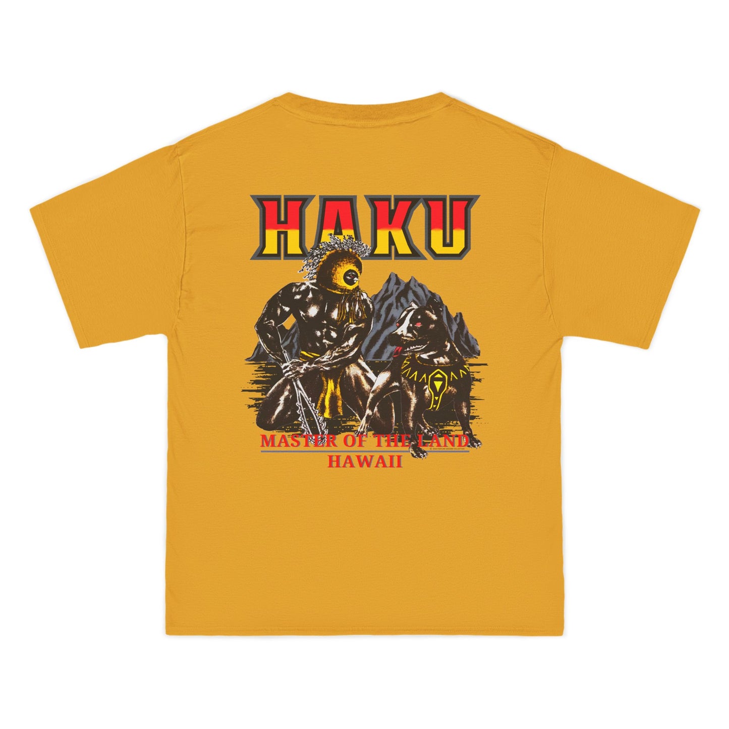 Hawaiian Strength Haku Master of the Land Hawaii Vintage Design 90s New Print Beefy-T®  Short-Sleeve T-Shirt