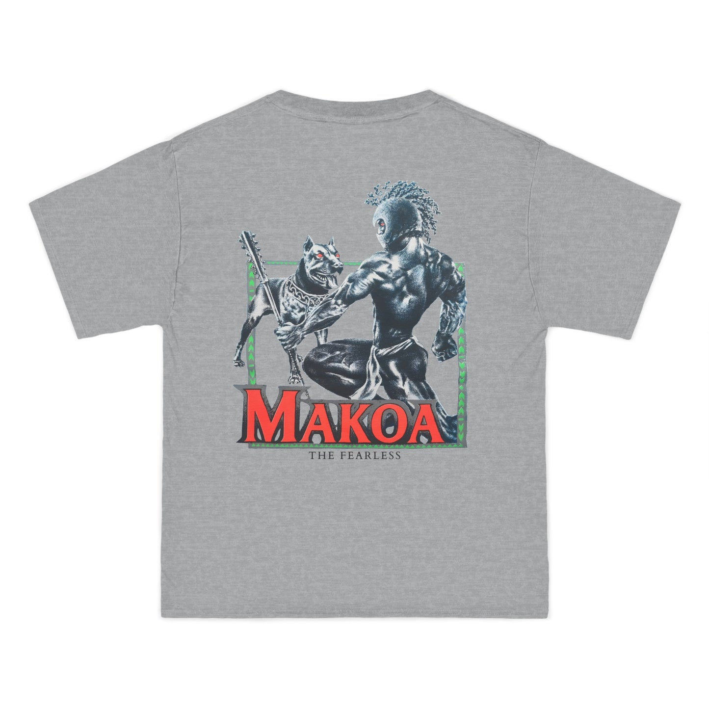 Hawaiian Strength Makoa The Fearless Vintage Design 90s New Print Beefy-T®  Short-Sleeve T-Shirt