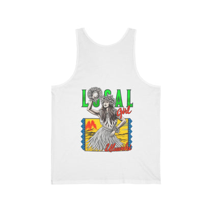 Hawaiian Strength Local Girl Uluwehi Unisex Jersey Tank