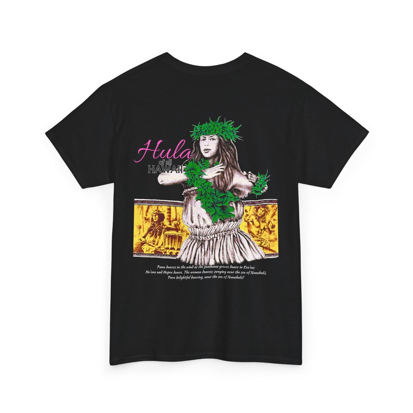 Hawaiian Strength Hula of all Hawaii Vintage Design 90s New Print T-shirt Unisex Heavy Cotton Tee