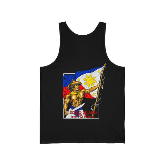 Filipino Strength Diego Silang Freedom Fighter Unisex Jersey Tank
