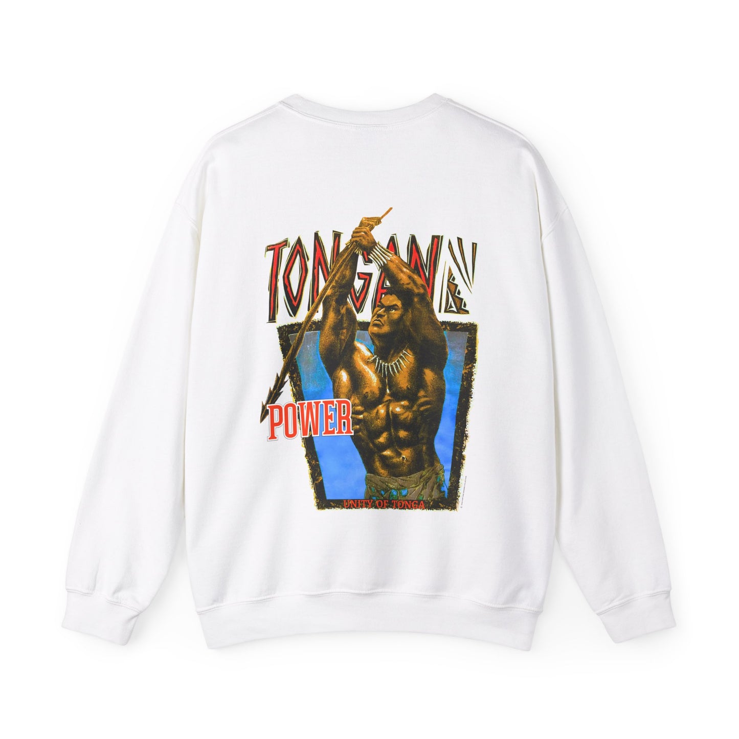 Local Strength Tongan Power Unity Of Tonga Vintage Design 90s New Print Unisex Heavy Blend™ Crewneck Sweatshirt