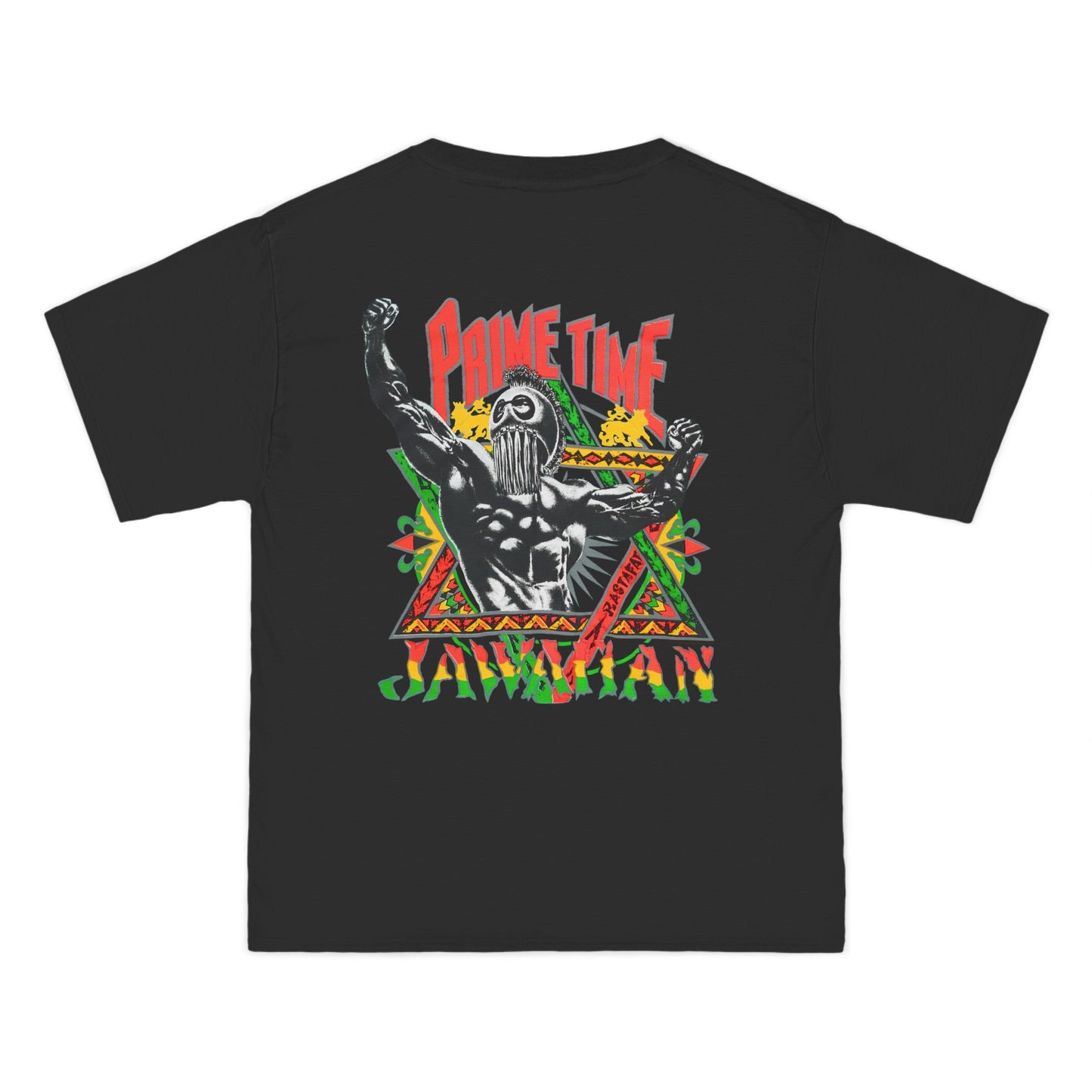 Jawaiian Strength Prime Time Jawaiian Vintage Design 90s New Print Beefy-T®  Short-Sleeve T-Shirt