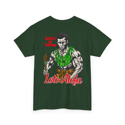 Samoan Strength Spirit of Samoa Loto Alofa Unisex Heavy Cotton Tee