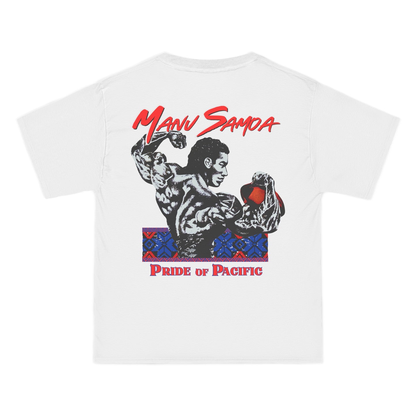 Samoan Strength Manu Samoa Pride of Pacific Vintage Design 90s New Print Beefy-T®  Short-Sleeve T-Shirt