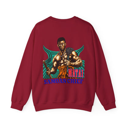 Samoan Strength Samoan Chief Matai Unisex Heavy Blend™ Crewneck Sweatshirt