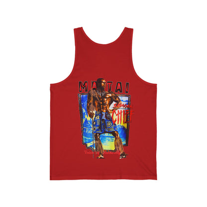 Samoan Strength Samoan Chief Matai Voice of Authority Vintage Design 90s New Print Unisex Jersey Tank
