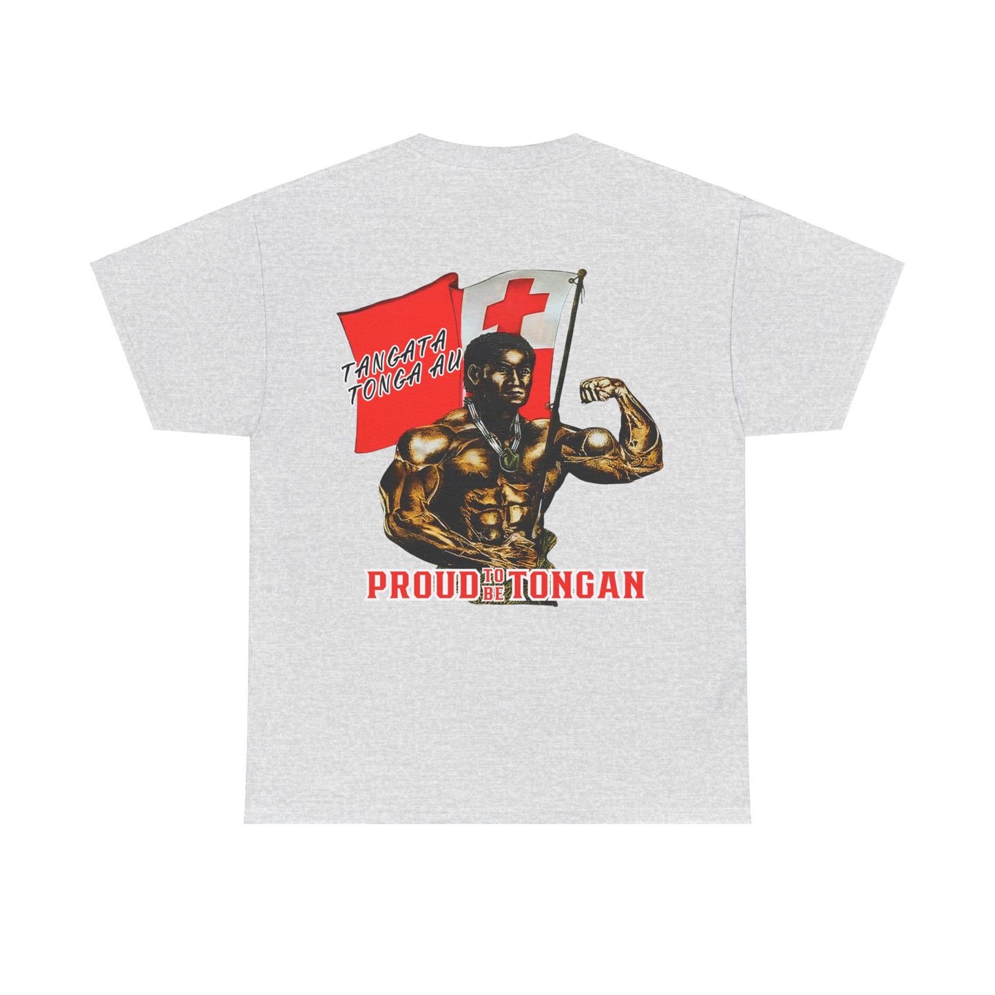 Local Strength Proud To Be Tongan Tangata Tonga Au Vintage Design 90s New Print Unisex Heavy Cotton Tee