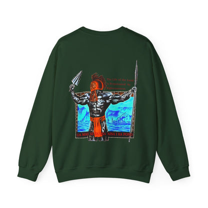 Hawaiian Strength The Life of the Land is Perpetuated by Righteousness Ua Mau Ke Ea Oka 'Aina I Ka Pono Unisex Heavy Blend™ Crewneck Sweatshirt