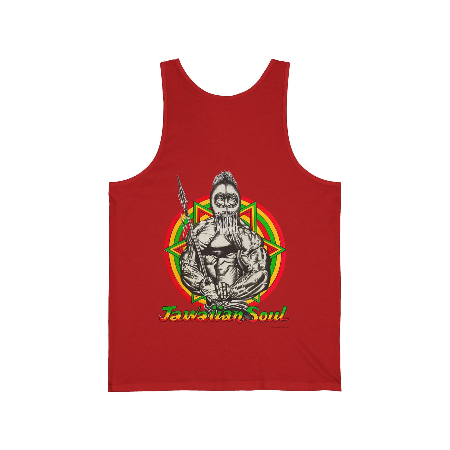 Jawaiian Strength Jawaiian Soul Vintage Design 90s New Print Unisex Jersey Tank