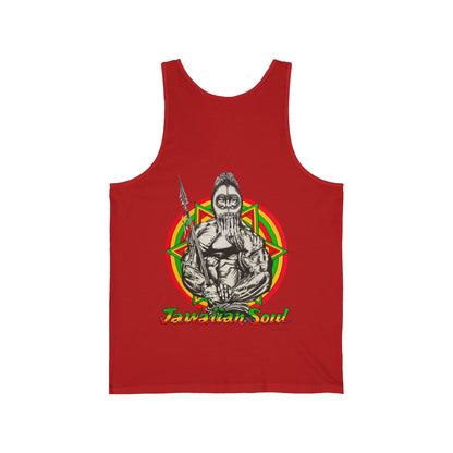 Jawaiian Strength Jawaiian Soul Vintage Design 90s New Print Unisex Jersey Tank