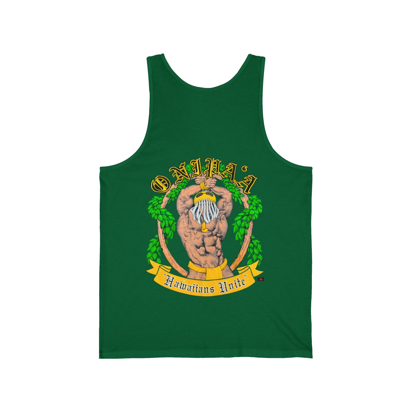 Hawaiian Strength Onipa'a Hawaiians Unite Vintage Design 90s New Print Unisex Jersey Tank