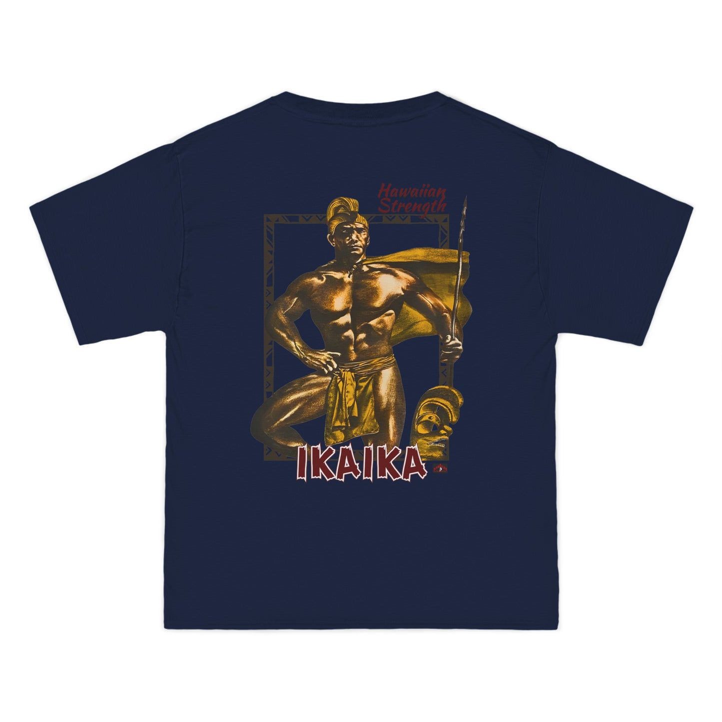 Hawaiian Strength Ikaika Hawaiian Strength Vintage Design 90s New Print Beefy-T®  Short-Sleeve T-Shirt