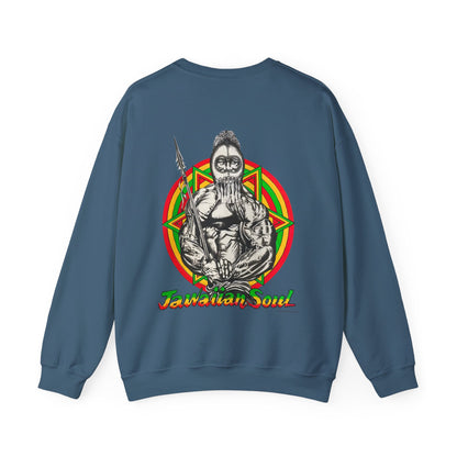 Jawaiian Strength Jawaiian Soul Vintage Design 90s New Print Unisex Heavy Blend™ Crewneck Sweatshirt