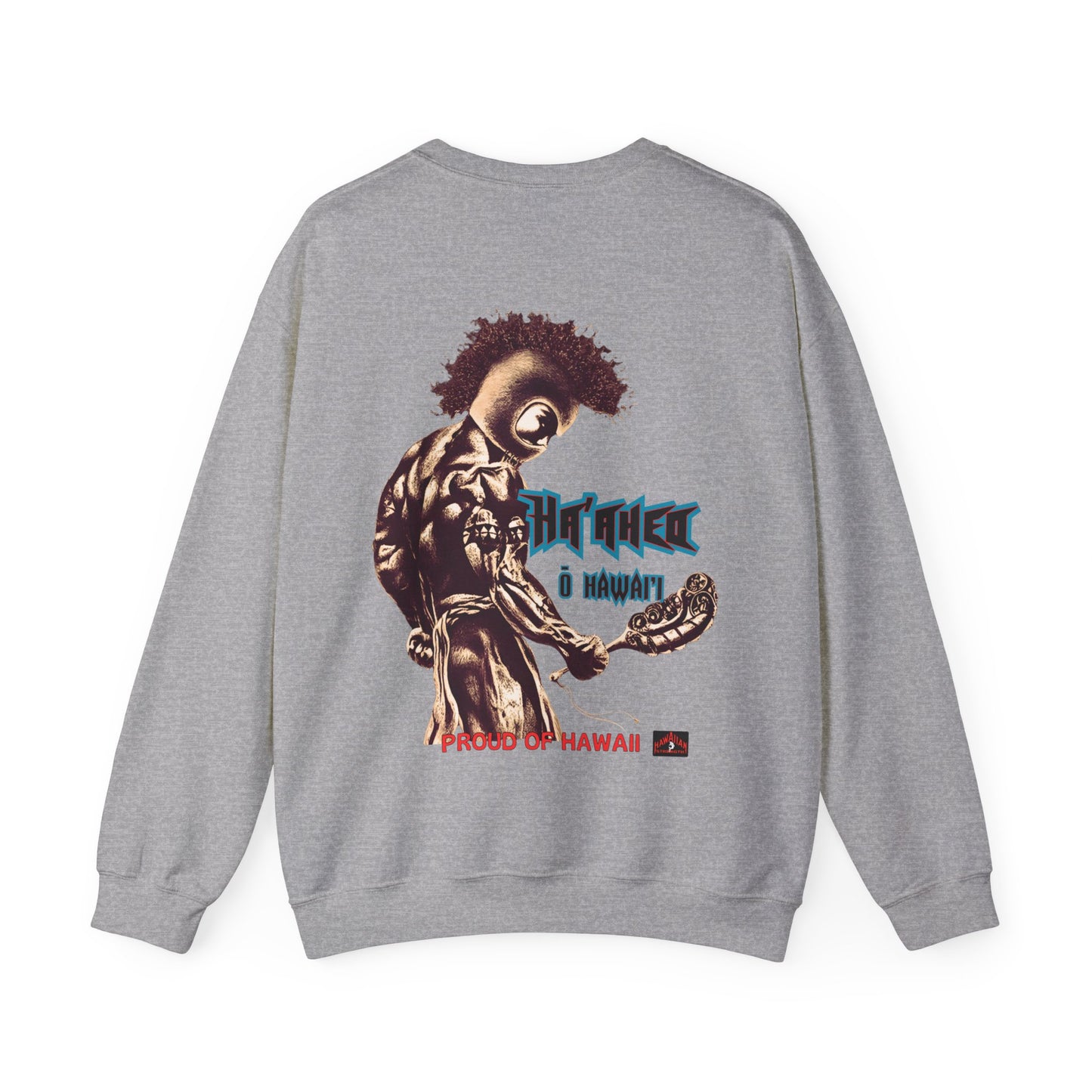Hawaiian Strength Proud of Hawaii Ha'aheo o Hawai'i Vintage Design 90s New Print Unisex Heavy Blend™ Crewneck Sweatshirt