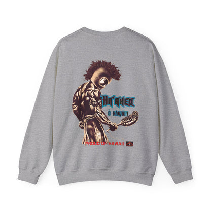 Hawaiian Strength Proud of Hawaii Ha'aheo o Hawai'i Vintage Design 90s New Print Unisex Heavy Blend™ Crewneck Sweatshirt