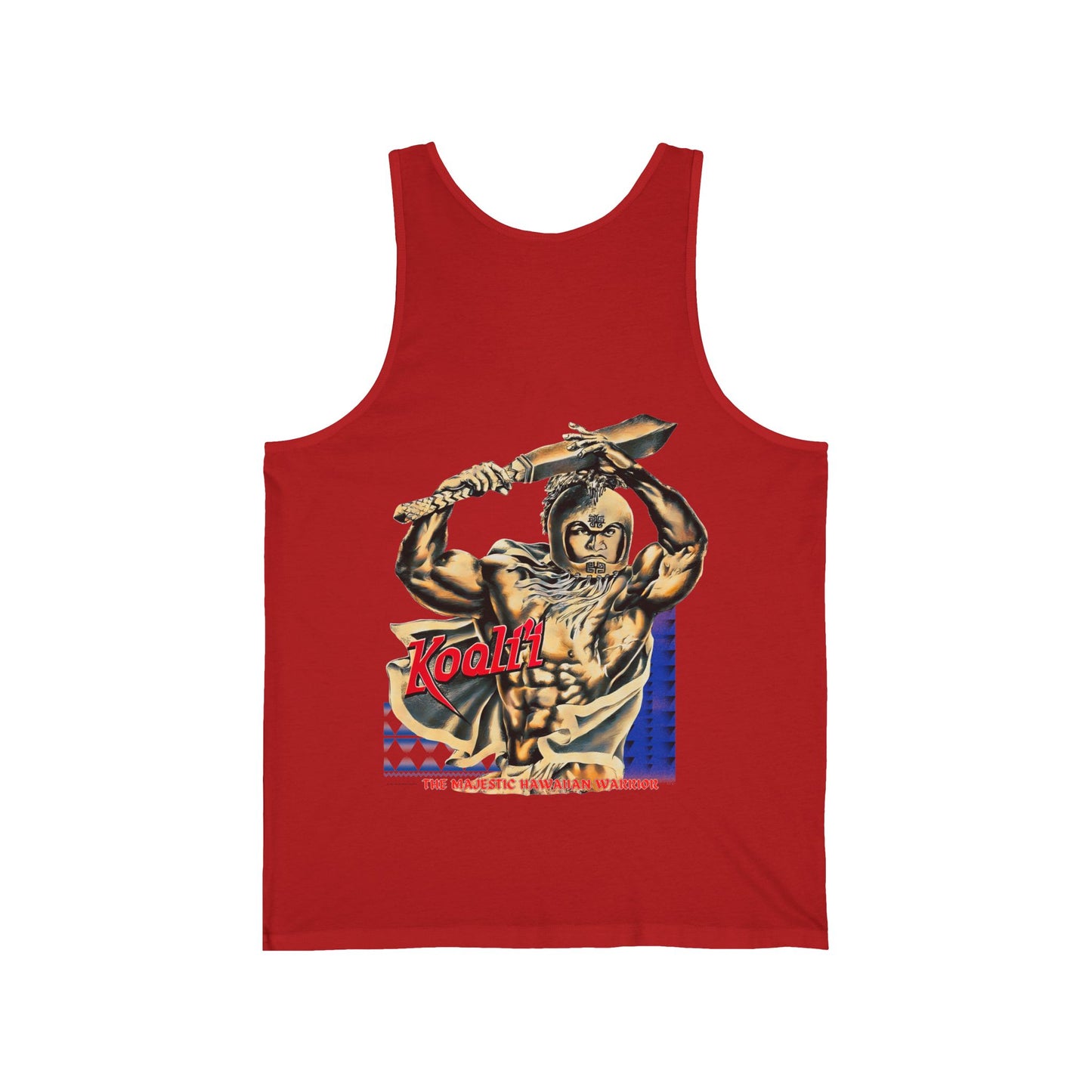 Hawaiian Strength Koali'i The Majestic Hawaiian Warrior Vintage Design 90s New Print Unisex Jersey Tank