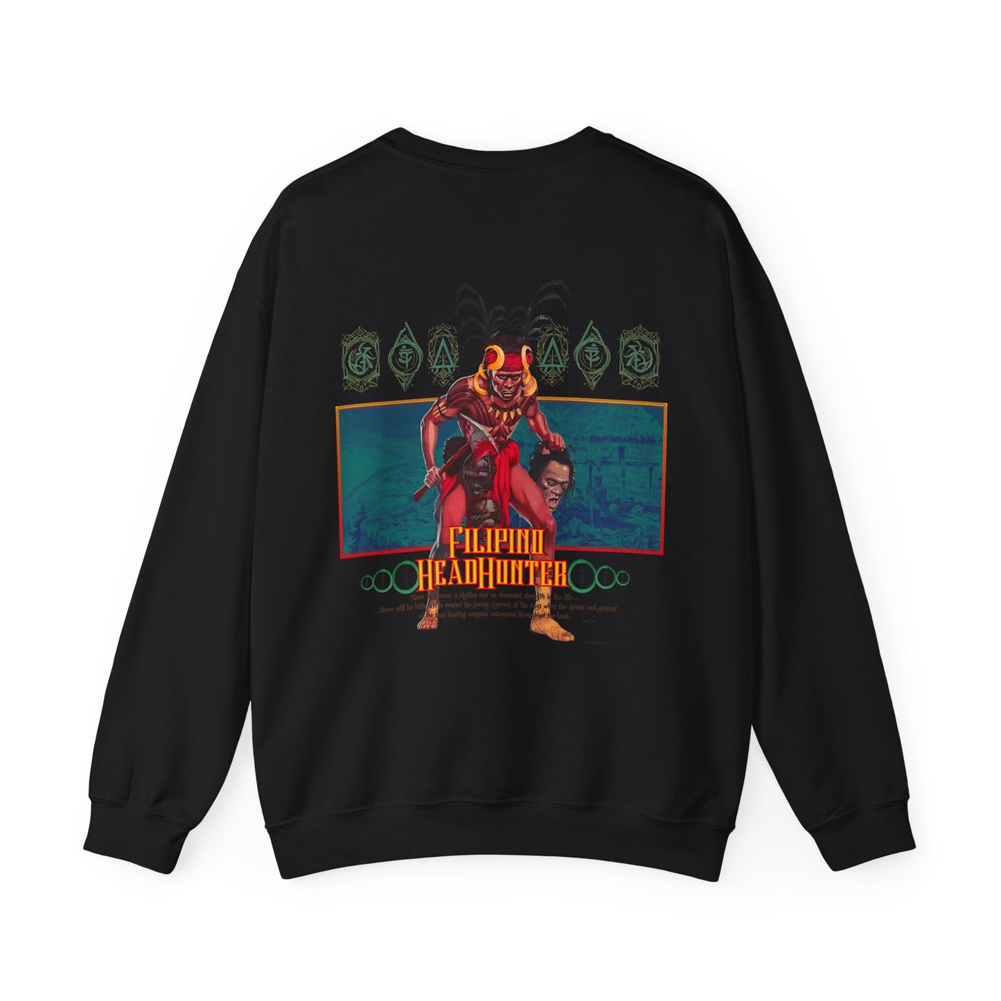Filipino Strength Filipino HeadHunter Unisex Heavy Blend™ Crewneck Sweatshirt