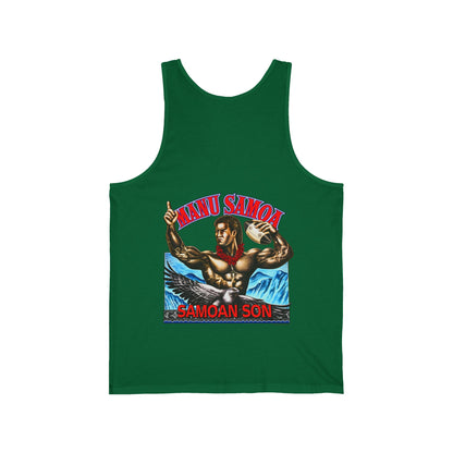 Samoan Strength Manu Samoa Samoan Son Unisex Jersey Tank