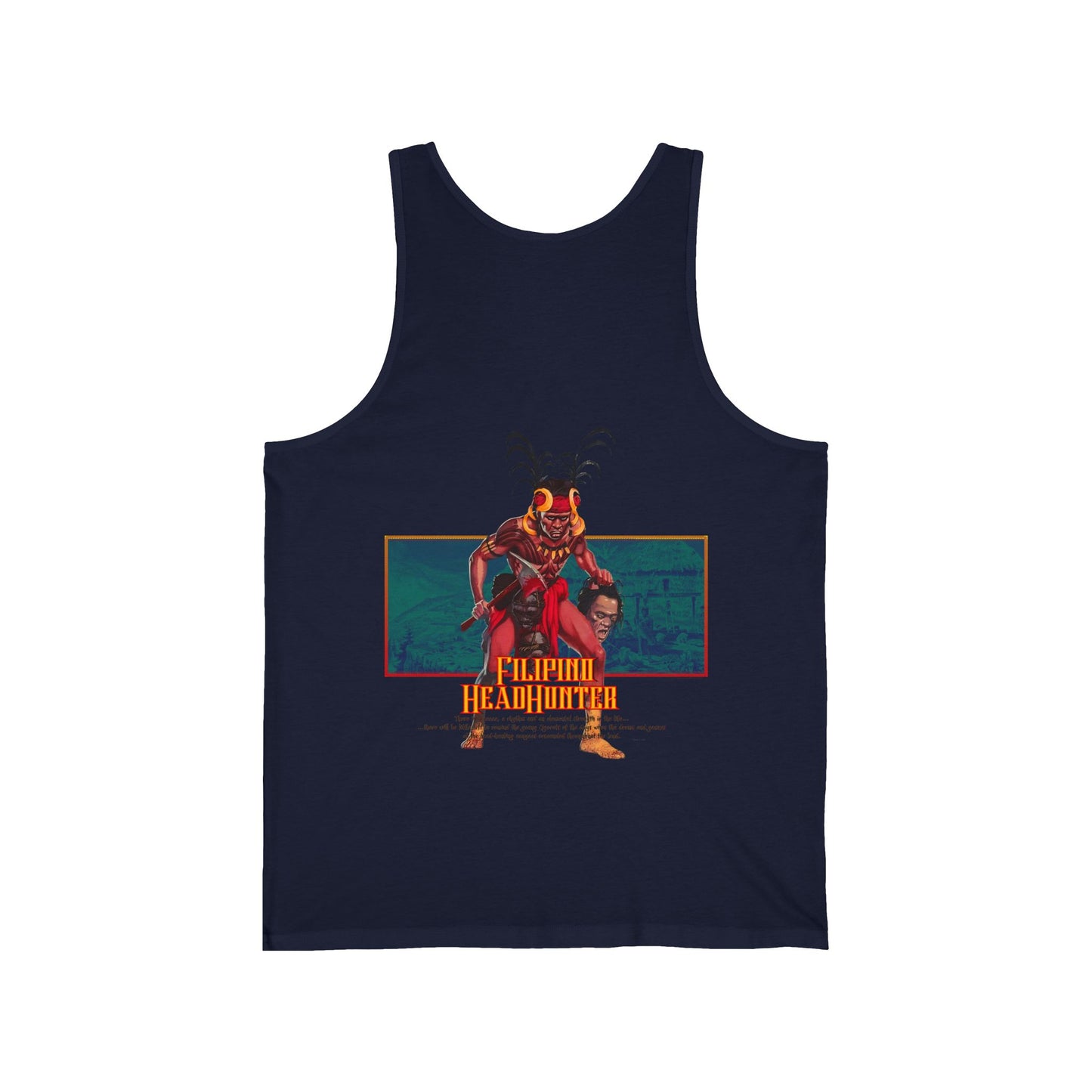 Filipino Strength Filipino HeadHunter Unisex Jersey Tank