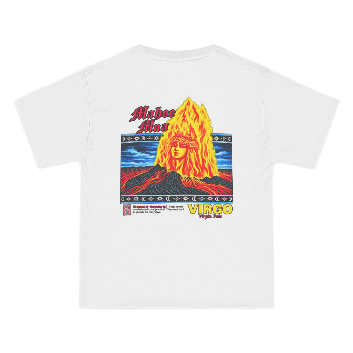 Hawaiian Strength Mahoe Mua Virgo Virgin Pele Beefy-T®  Short-Sleeve T-Shirt