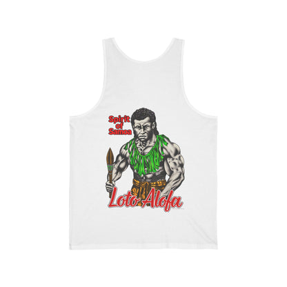 Samoan Strength Spirit of Samoa Loto Alofa Unisex Jersey Tank