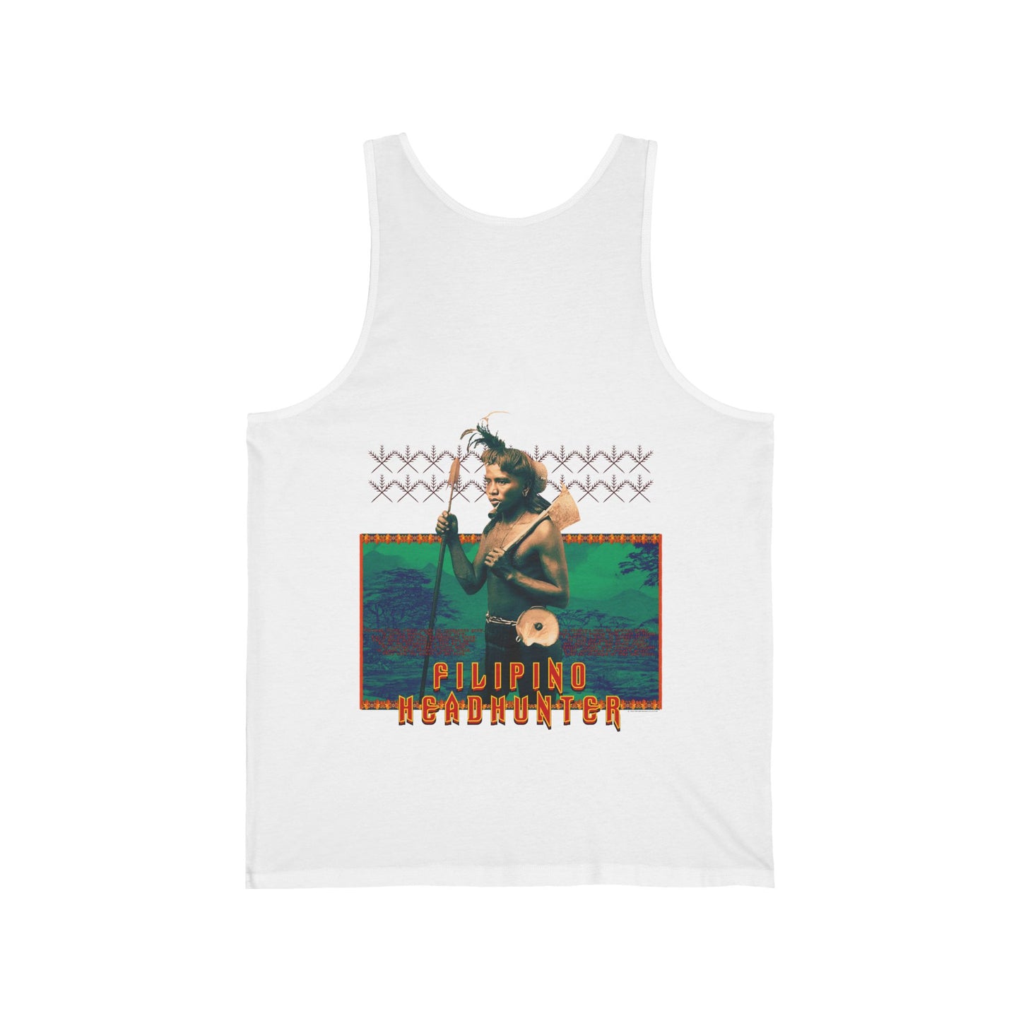 Filipino Strength Filipino HeadHunter Unisex Jersey Tank