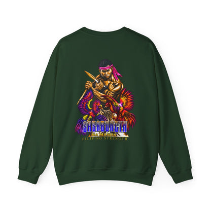 Filipino Strength Sasabungin Na Manok Unisex Heavy Blend™ Crewneck Sweatshirt
