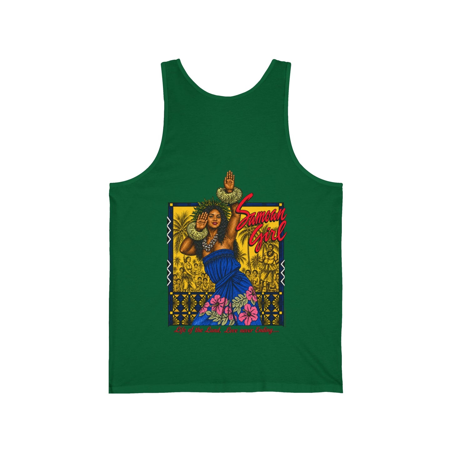 Samoan Strength Samoan Girl Unisex Jersey Tank