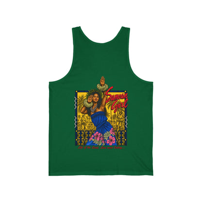 Samoan Strength Samoan Girl Unisex Jersey Tank
