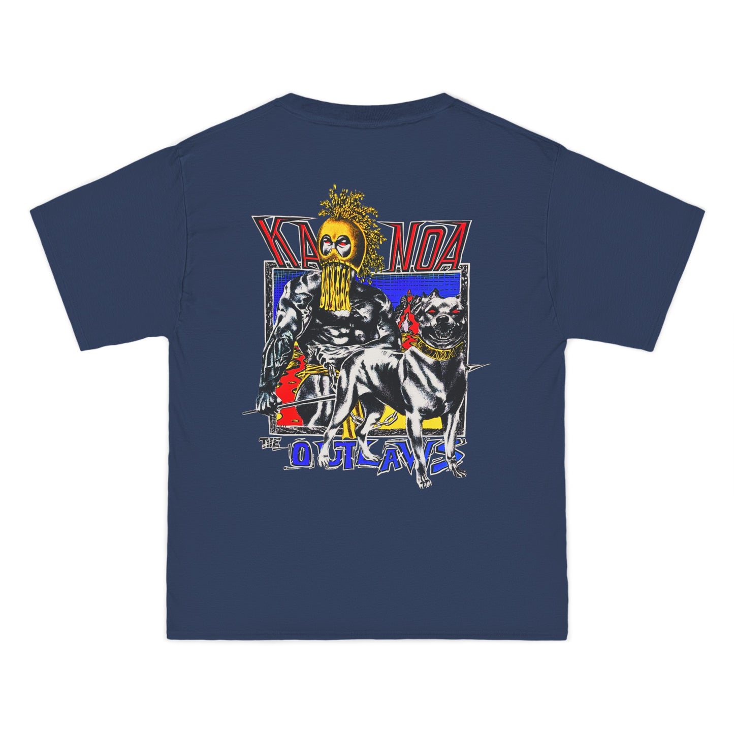 Hawaiian Strength Kanoa The Outlaws Vintage Design 90s New Print Beefy-T®  Short-Sleeve T-Shirt